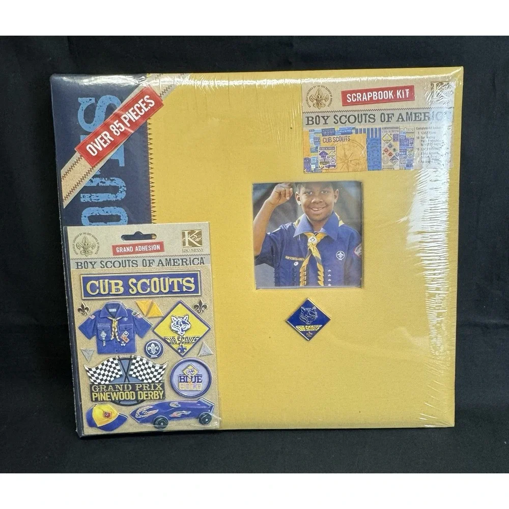 Boy Scouts of America K & Company Scrapbook Kit 85+ pieces~NEW